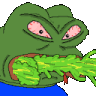 Pepe Vomit pepevomit Discord Emoji