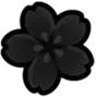 9317flowerblack