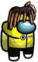 JuiceWRLDAmongusYellow Discord Emoji