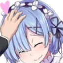 Rem Pat Discord Emoji