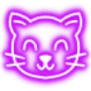 Cat Purple Discord Emoji