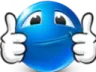 Blue Guy Thumbs Up Discord Emoji