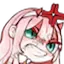 Zero Two Annoyed Discord Emoji