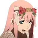 zerotwo_flower Discord Emoji
