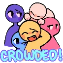 crowded