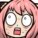 Anya Scared Discord Emoji