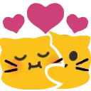 Cats Hug Discord Emoji