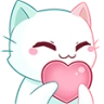 CRDCatCuteLoveHeart