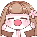 girlflowerhappy Discord Emoji