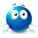 Blue Shrug blueshrug Discord Emoji