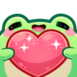 P2UPasteFrogHeart Discord emoji
