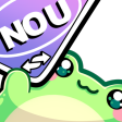 P2UPasteFrogNoU Discord emoji