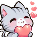 Cat Hearts Discord Emoji
