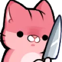 Cat Stab Discord Emoji