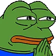pepethefrogthinking Discord Emoji