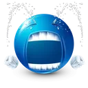 Blue Cry bluecry Discord Emoji