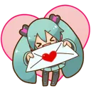 Miku Heart Discord Emoji