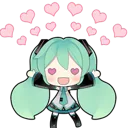 Miku Love Discord Emoji