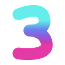 number3 Discord emoji