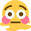 flushedmelting Discord emoji
