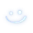 Neon Smiley No Blue Discord Emoji
