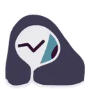 BlobhajBlanketSlate150