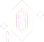 Crystal shard in a diamond shape with small sparkling accents.
