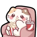 a_catPopcorn Discord Emoji