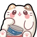 A Fat Cat Discord Emoji