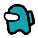 W_AmongusRebaixadoCianoSyN Discord Emoji