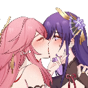 RaidenYaeKiss Discord emoji