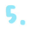 Number5Blue Discord Emoji
