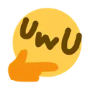Uwu Think Discord Emoji