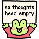 Nothoughtsheadempty Discord Emoji