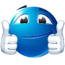 Blue blue Discord Emoji