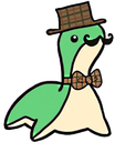 NessyGentlemanSubEmoji Discord emoji