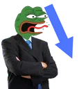 Stonks Pepe Discord Emoji