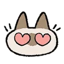 gCatHeartEyes Discord Emoji