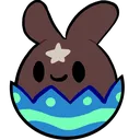 1eggbluehappy