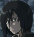 Mikasa_stare