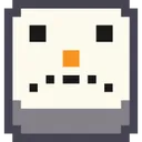 1843pixelemojisnowmansad Discord Emoji