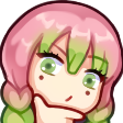 Mitsuri_thinking Discord emoji
