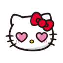 hellokittyhearteyes Discord emoji