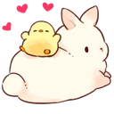 chimken_bunny_ride Discord emoji