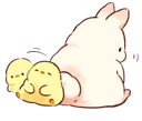 chimken_bunny_lean Discord emoji