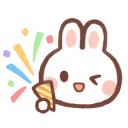 Bunny Party Discord Emoji