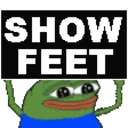 Pepe Show Feet Discord Emoji