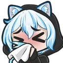 Shiro_Sneeze Discord Emoji