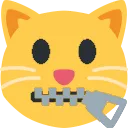 zipped_cat Discord Emoji