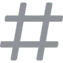 hashtag